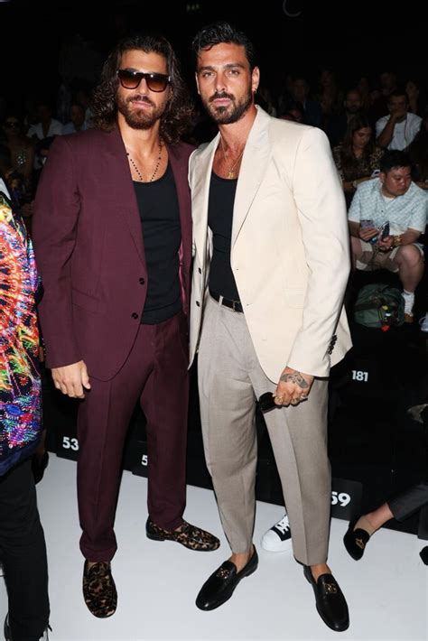 Michele Morrone and Can Yaman at D&G Fashion Show and 